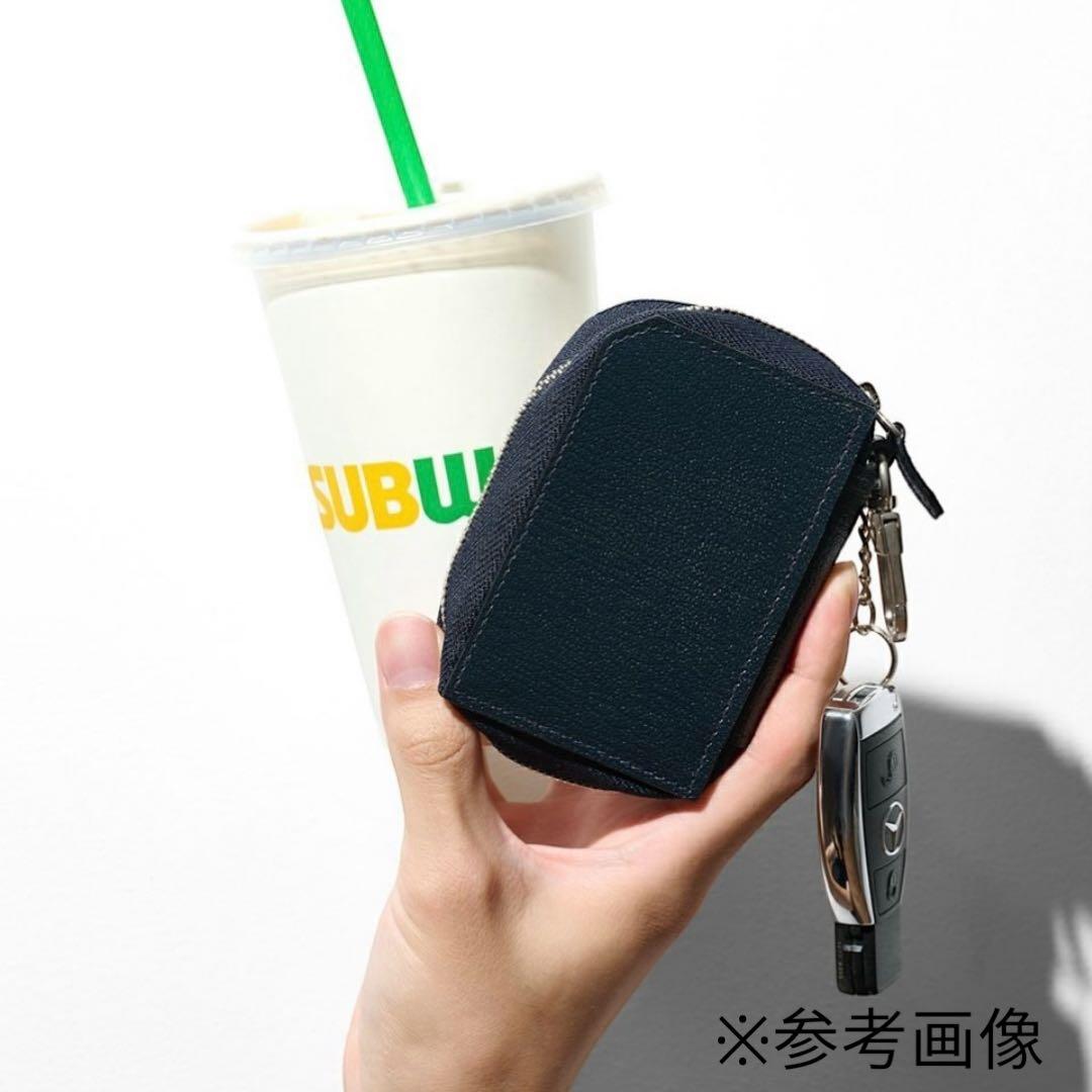 2293【新品 定価2.2万円】ラルコバレーノ★スマートWキーケース★鍵入れ★