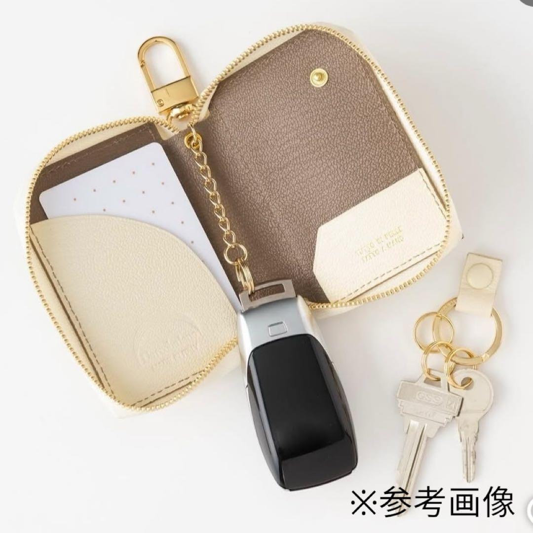 2293【新品 定価2.2万円】ラルコバレーノ★スマートWキーケース★鍵入れ★