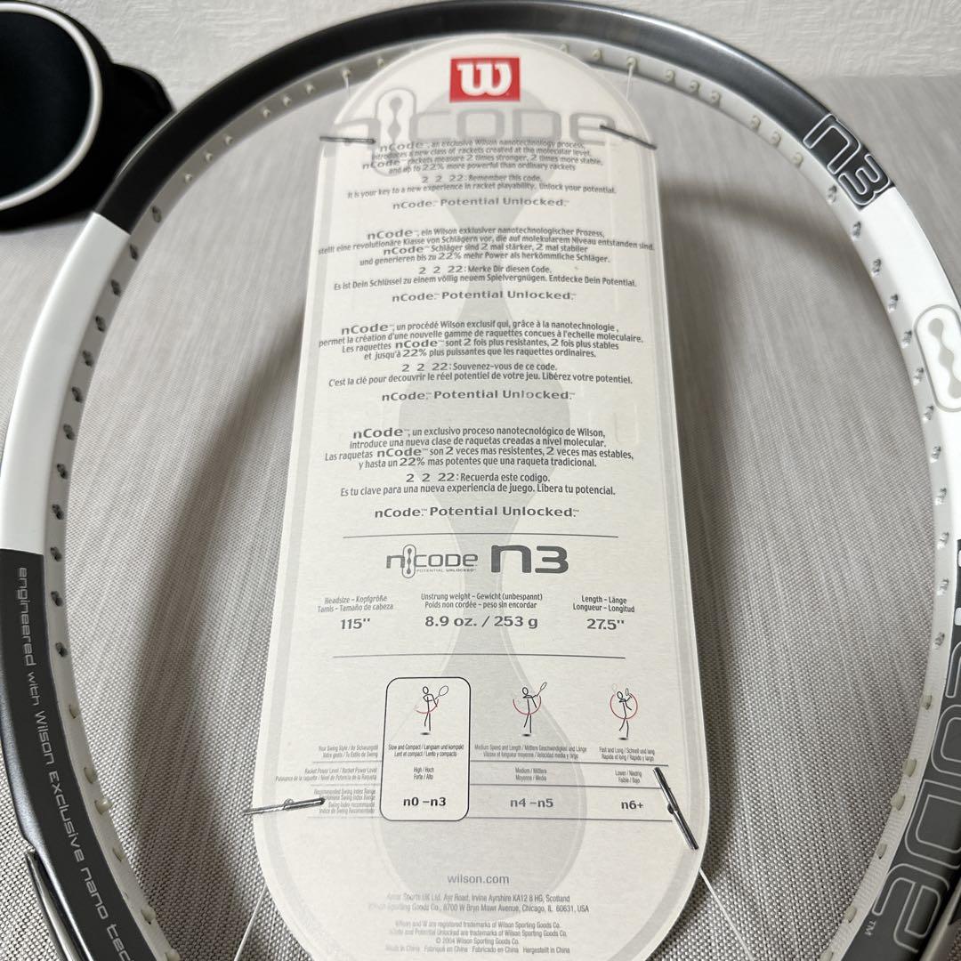 Wilson ncode n3 115 インチ　デカラケ　厚ラケ　ウィルソン