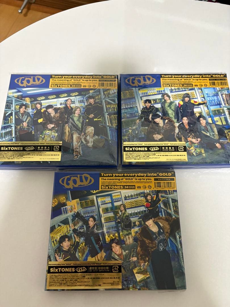 SixTONES GOLD 3形態DVDセット 特典2種付き