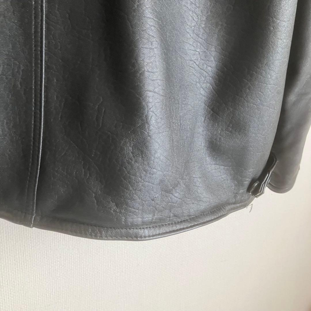 WeatherPROOF　本革　レザー　ジャケット　ボア付き　ブラック　XXL
