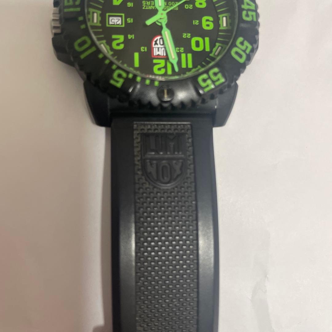 LUMINOX 3000 ブラック/グリーン ラバーベルト