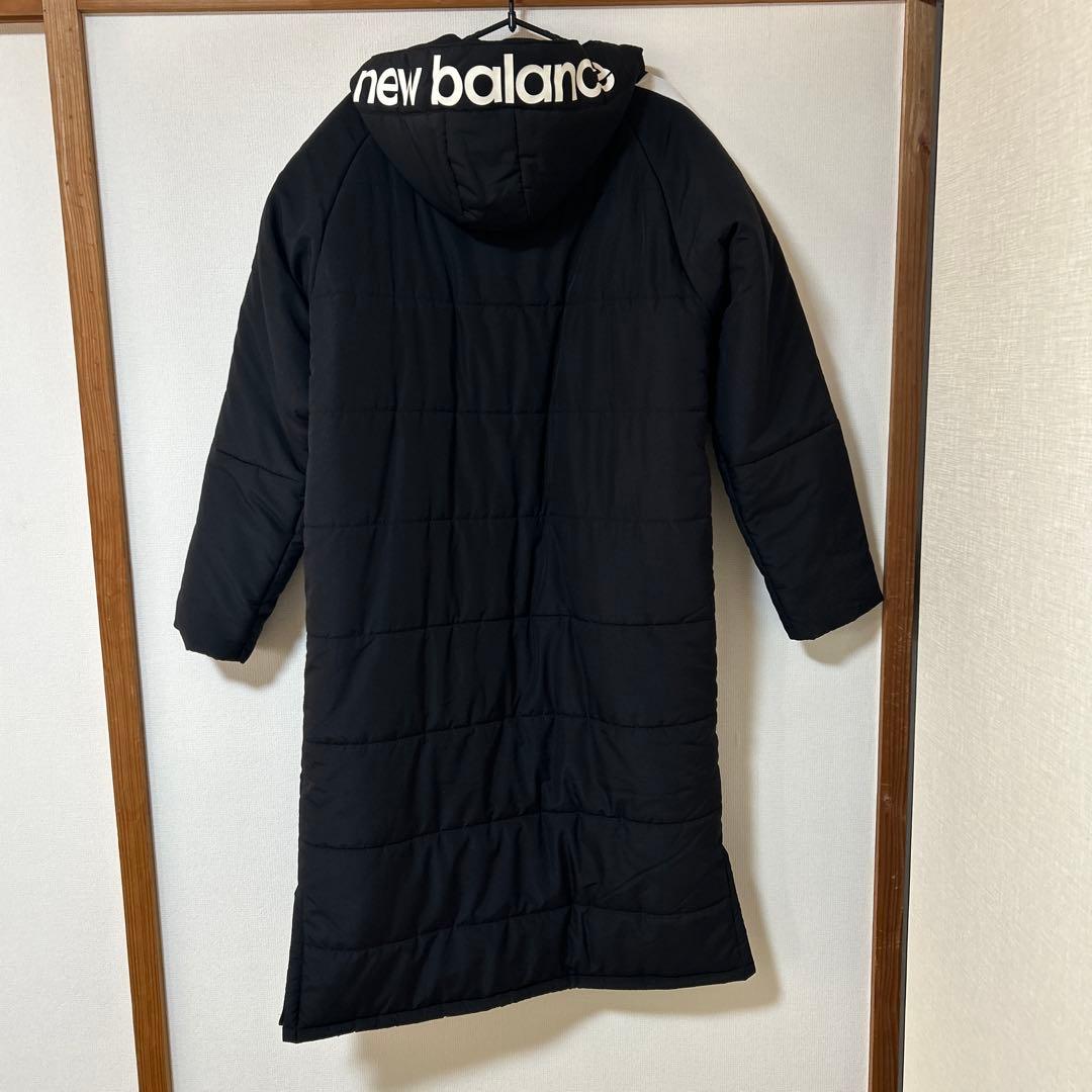 New Balance フード付きロングベンチコート Lサイズ