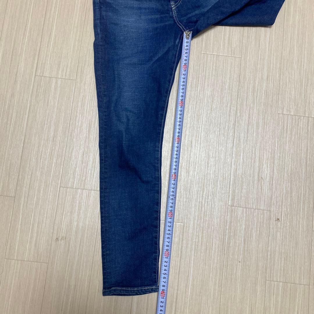 餅*ぎ様 レディースEDWIN股上深めスキニージーンズストレッチ素材サイズL
