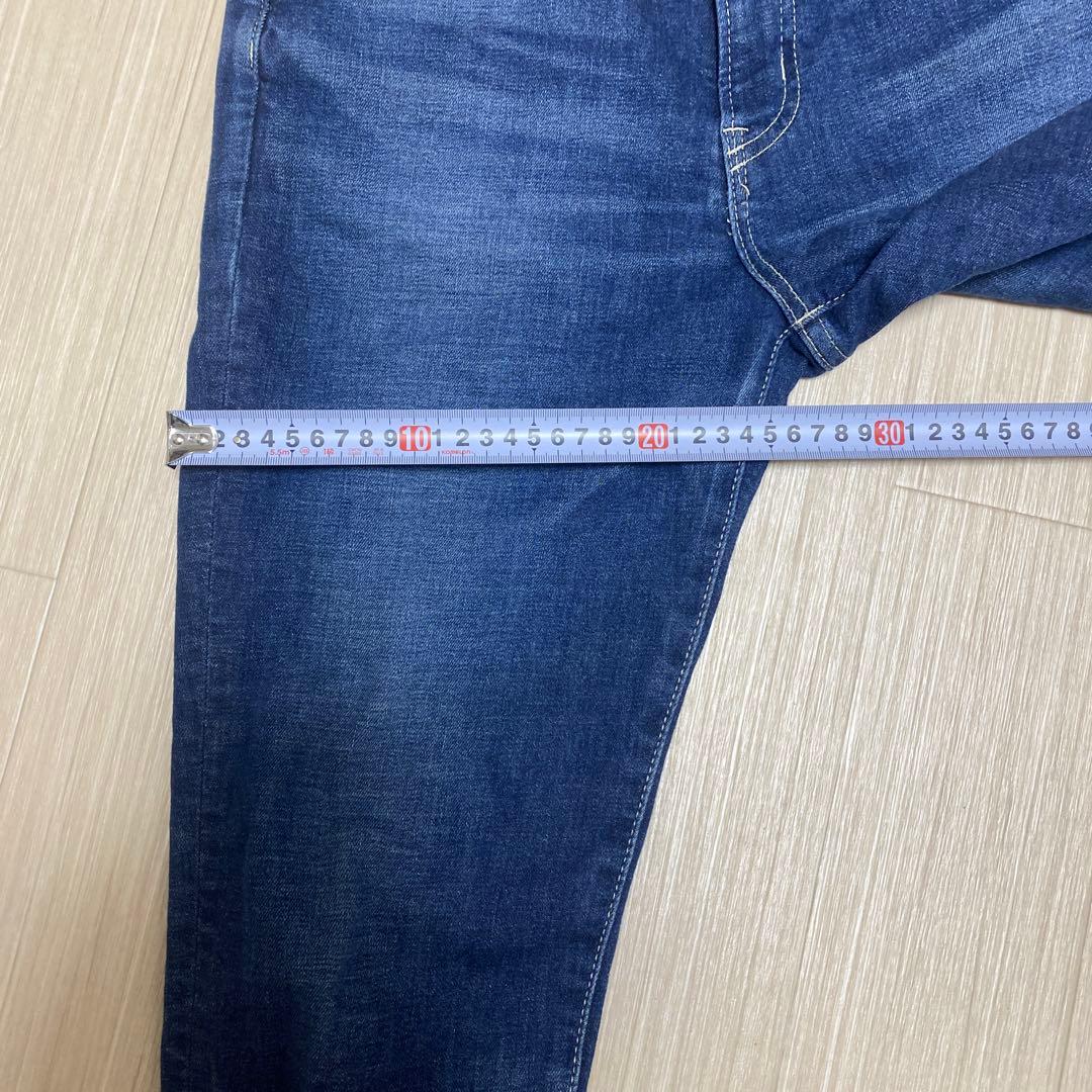 餅*ぎ様 レディースEDWIN股上深めスキニージーンズストレッチ素材サイズL