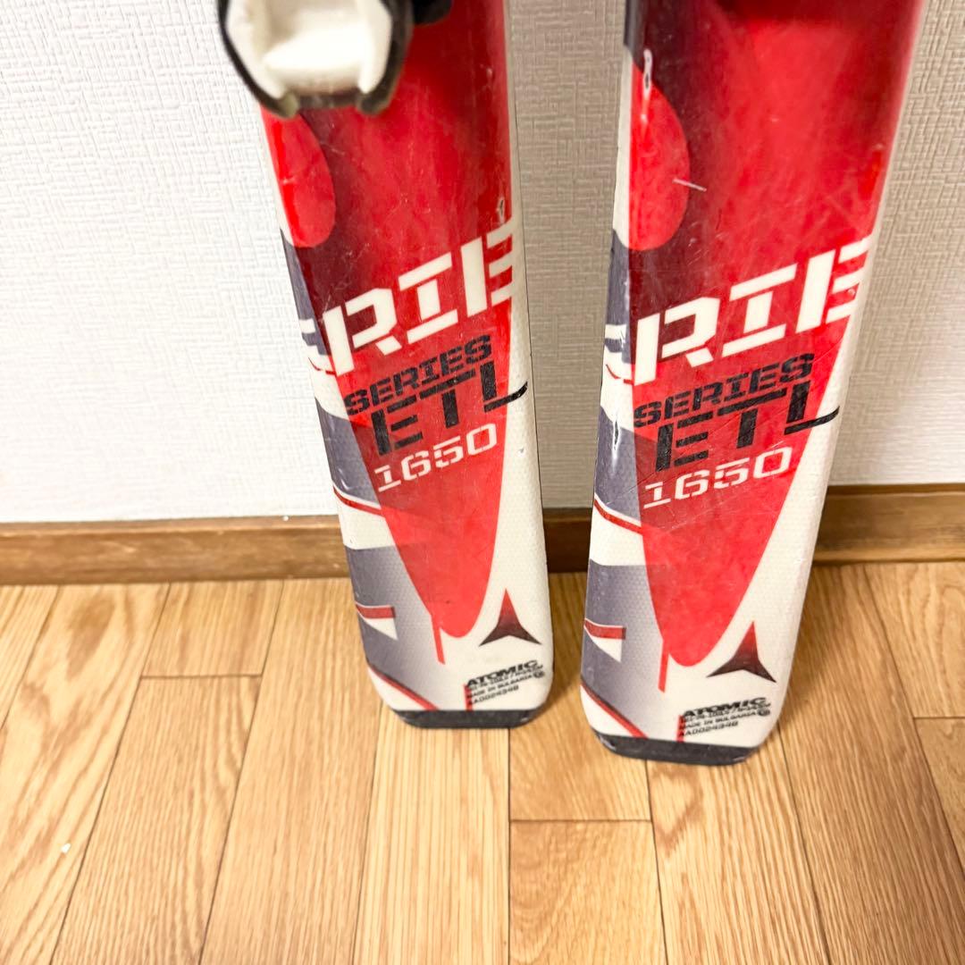 ATOMIC ETL アトミック165 ビンディング付 スキー板