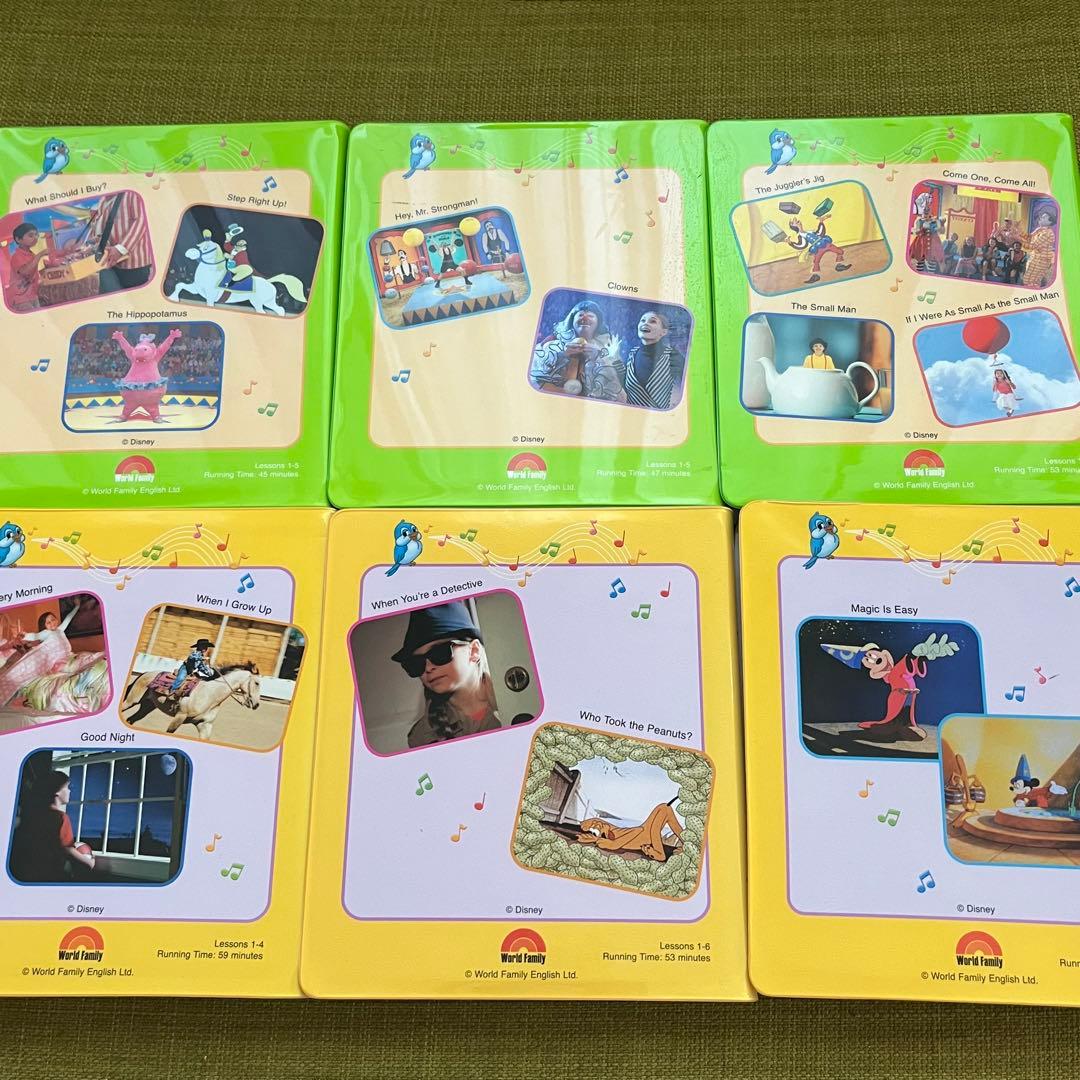Disney's World of English 1-12 DVDセット