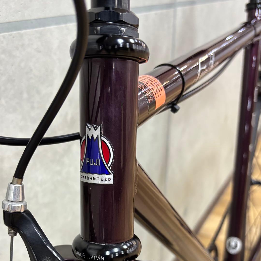 FUJI FEATHER クロモリ ピスト 54 ディープパープル