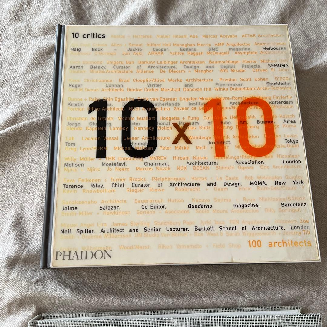 10 X 10 / 3 100 Architects 10 Critics 2冊