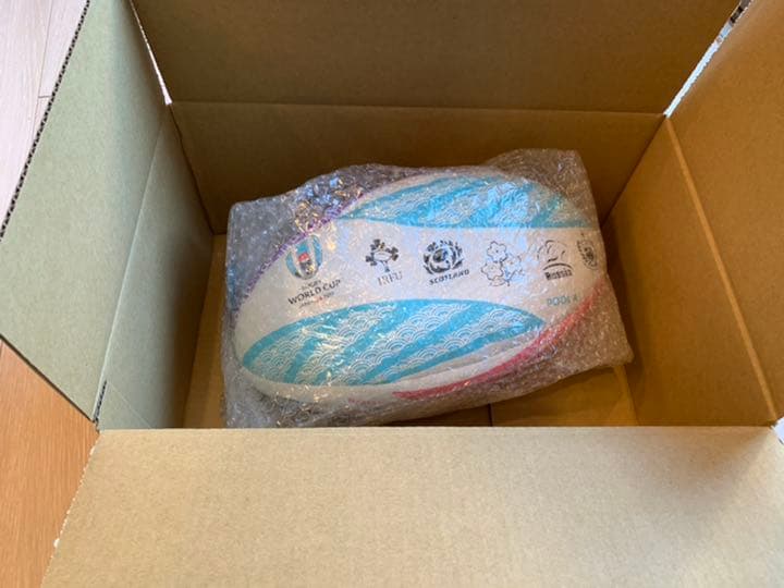 【限定値引】ラグビーボール W杯 ワールドカップ 公式エンブレム記念5号