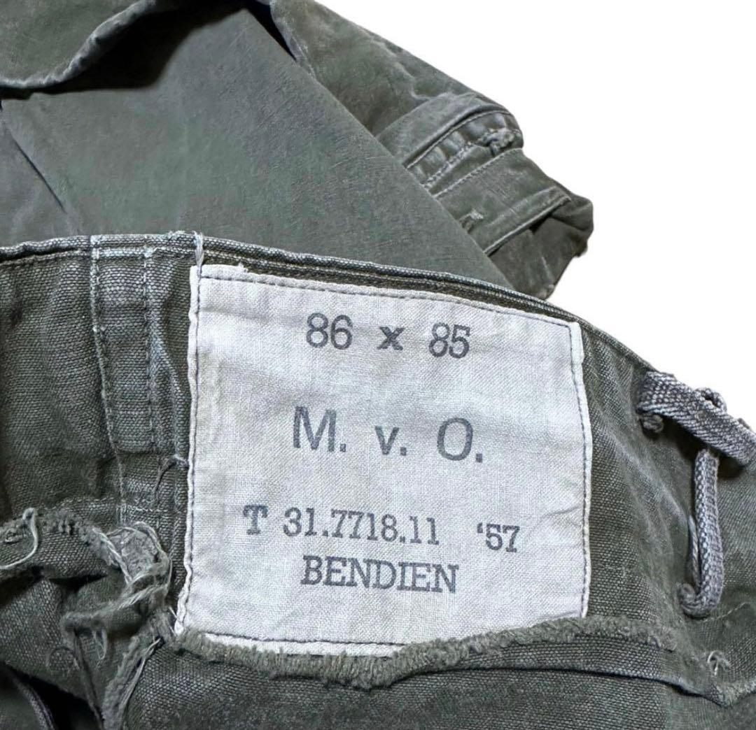 【オランダ軍】ミリタリー カーゴパンツ 57年製