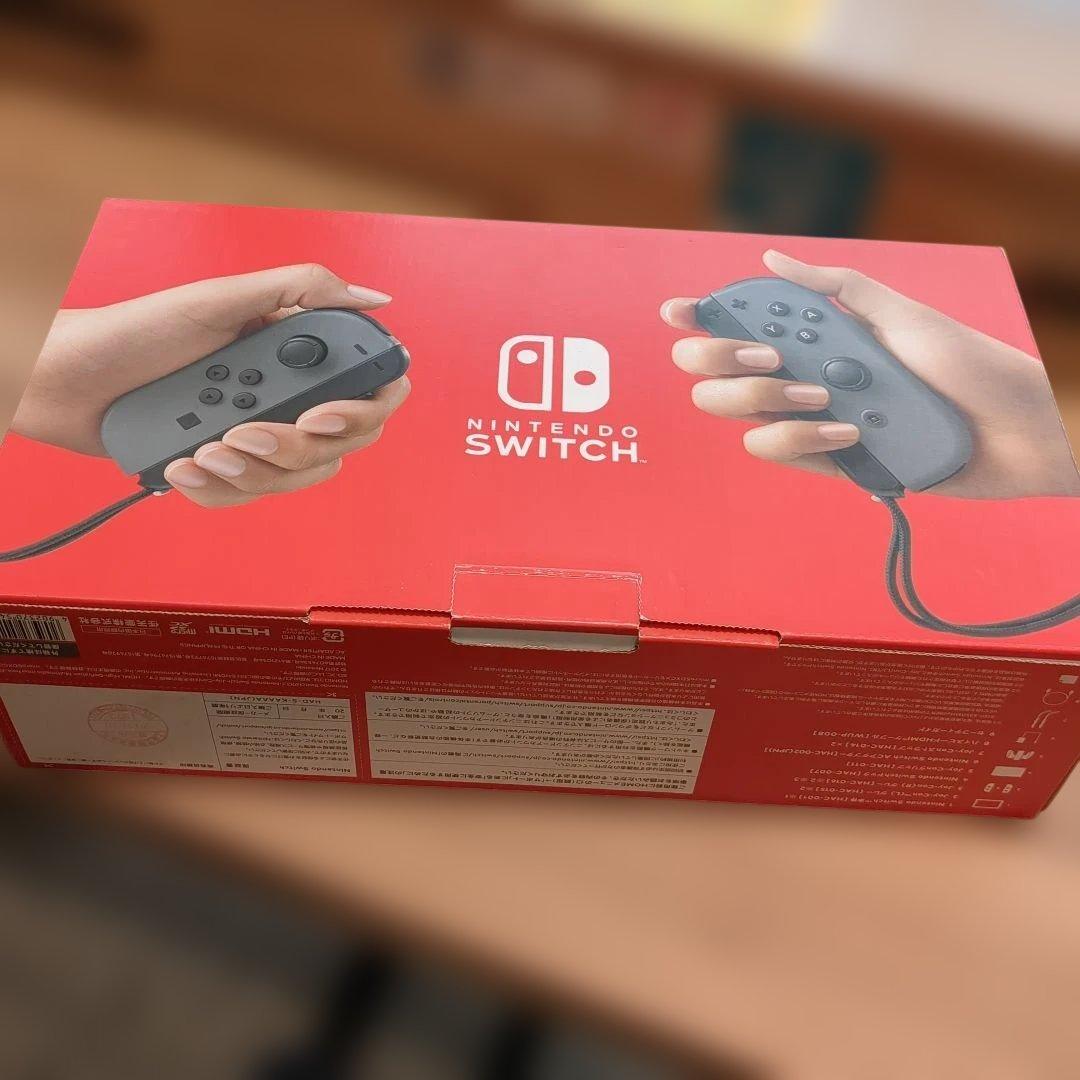 【ほぼ未使用】Nintendo Switch 本体 バッテリー強化モデル　グレー