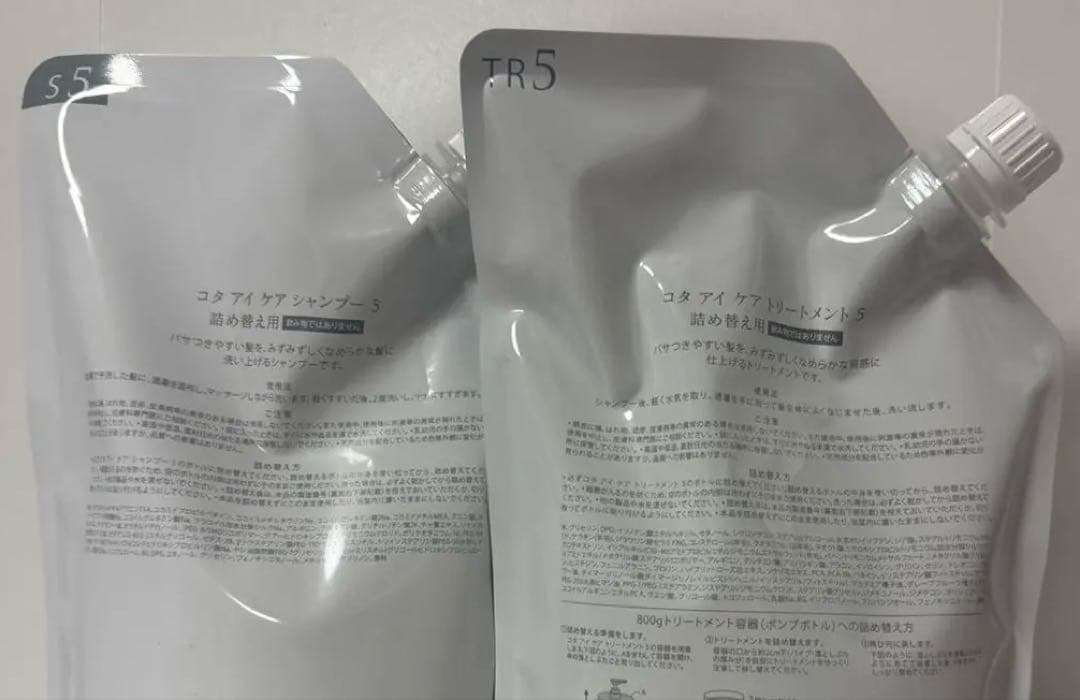 COTA コタ アイケア シャンプー5 750ml/トリートメント5 750g