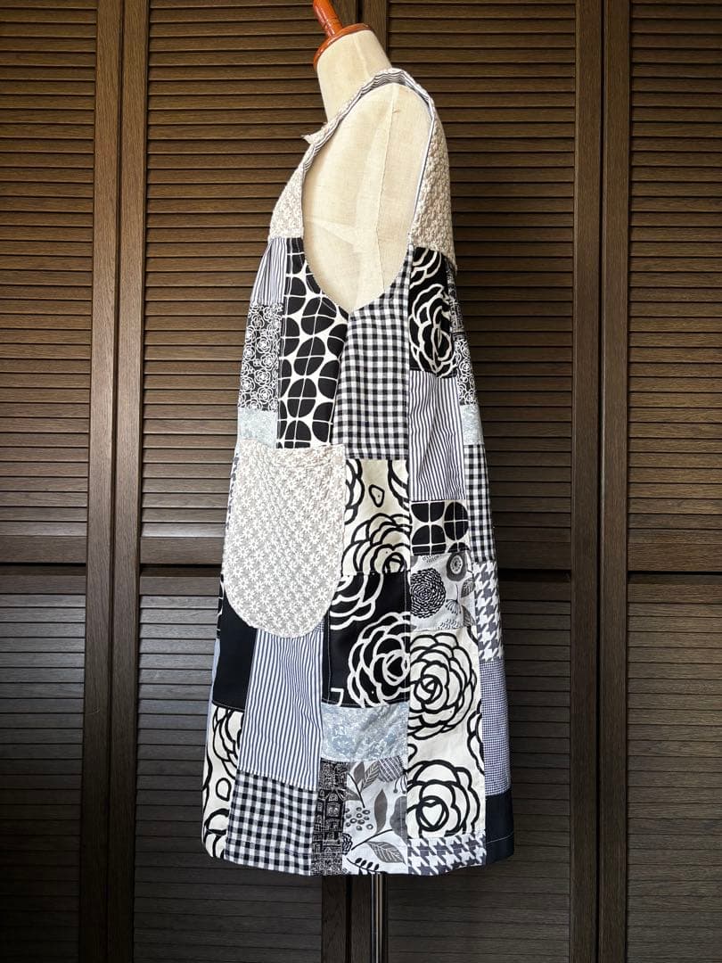mama　エプロン　割烹着　ハンドメイド　保育士　介護士　看護師