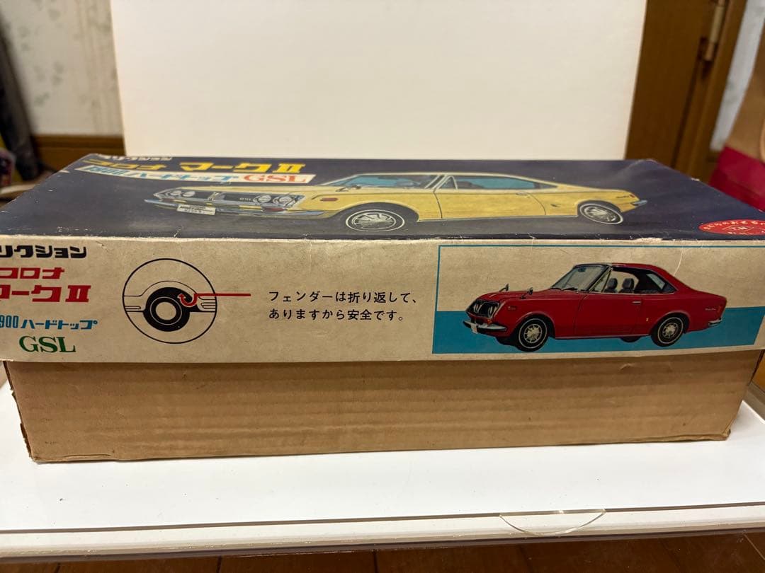 野村トーイ　フリクション　コロナ　マークⅡ ブリキ製　全長約32cm 箱付き貴重