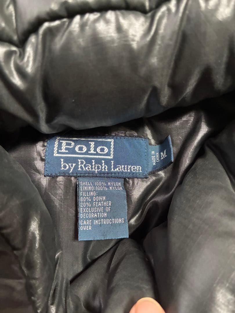 Polo by Ralph Lauren 黒 ダウンベスト M