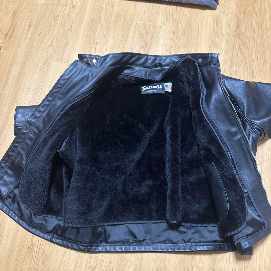 C*ん様 USA製 Schott シングルライダース　46