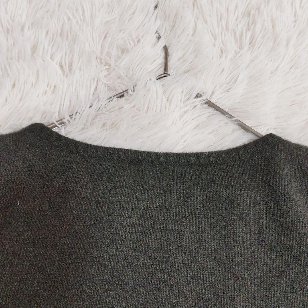 20107✨️CHANEL カシミヤ100% ノースリーブ ニットワンピース リブ