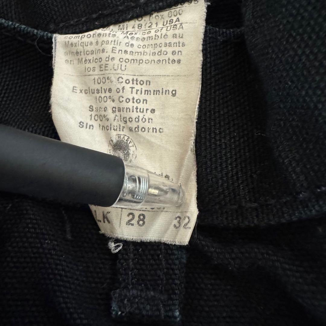 ［*K様 carhartt ダブルニー　ブラック　W28 L32 ペインターパン