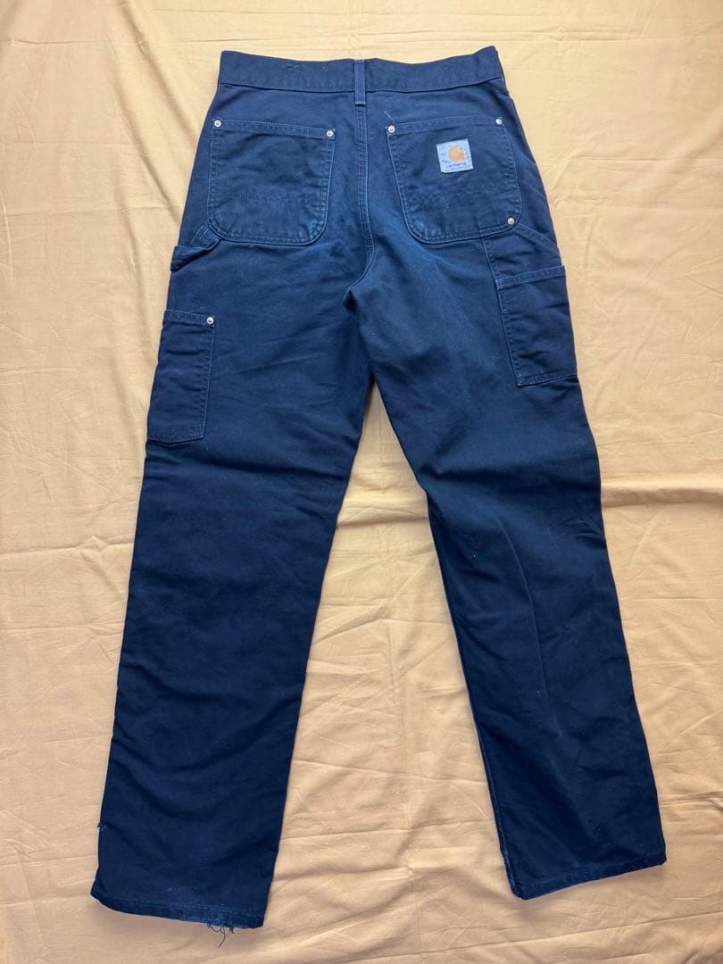 ［*K様 carhartt ダブルニー　ブラック　W28 L32 ペインターパン
