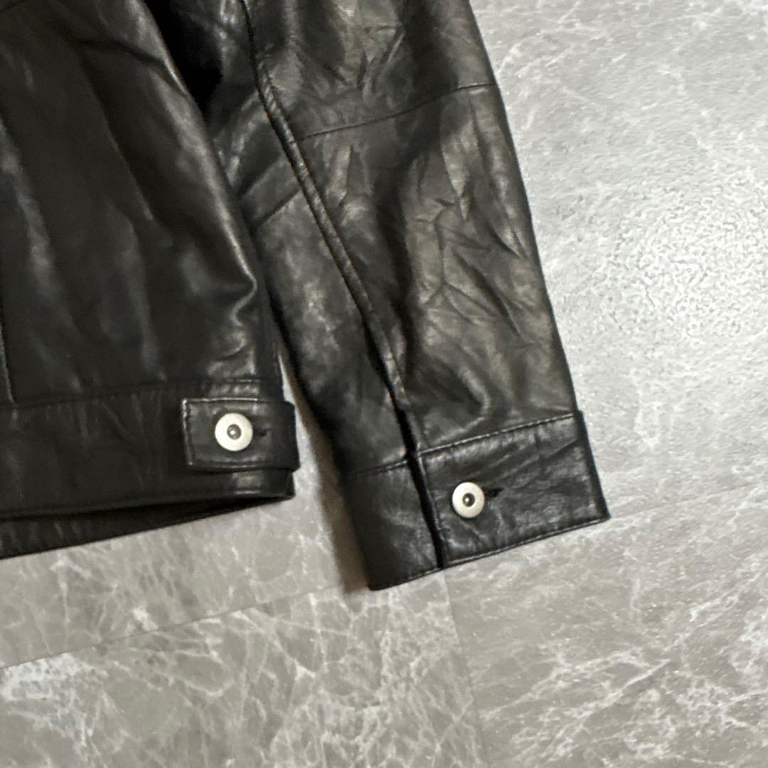 RUBIK leather jacket y2k本革 トラッカージャケット