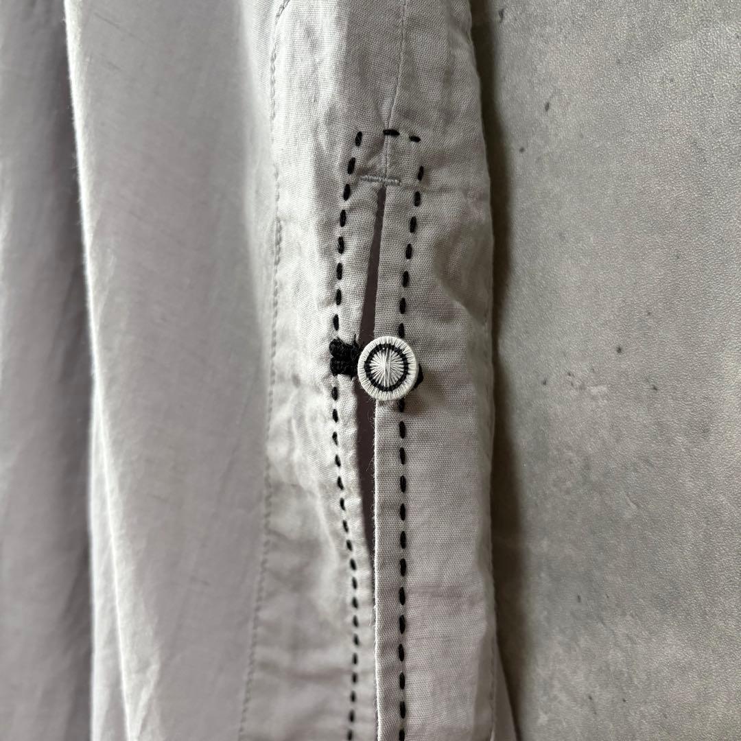 パドカレ pas de calais コットンリネン 刺繍 ギャザー ワンピース