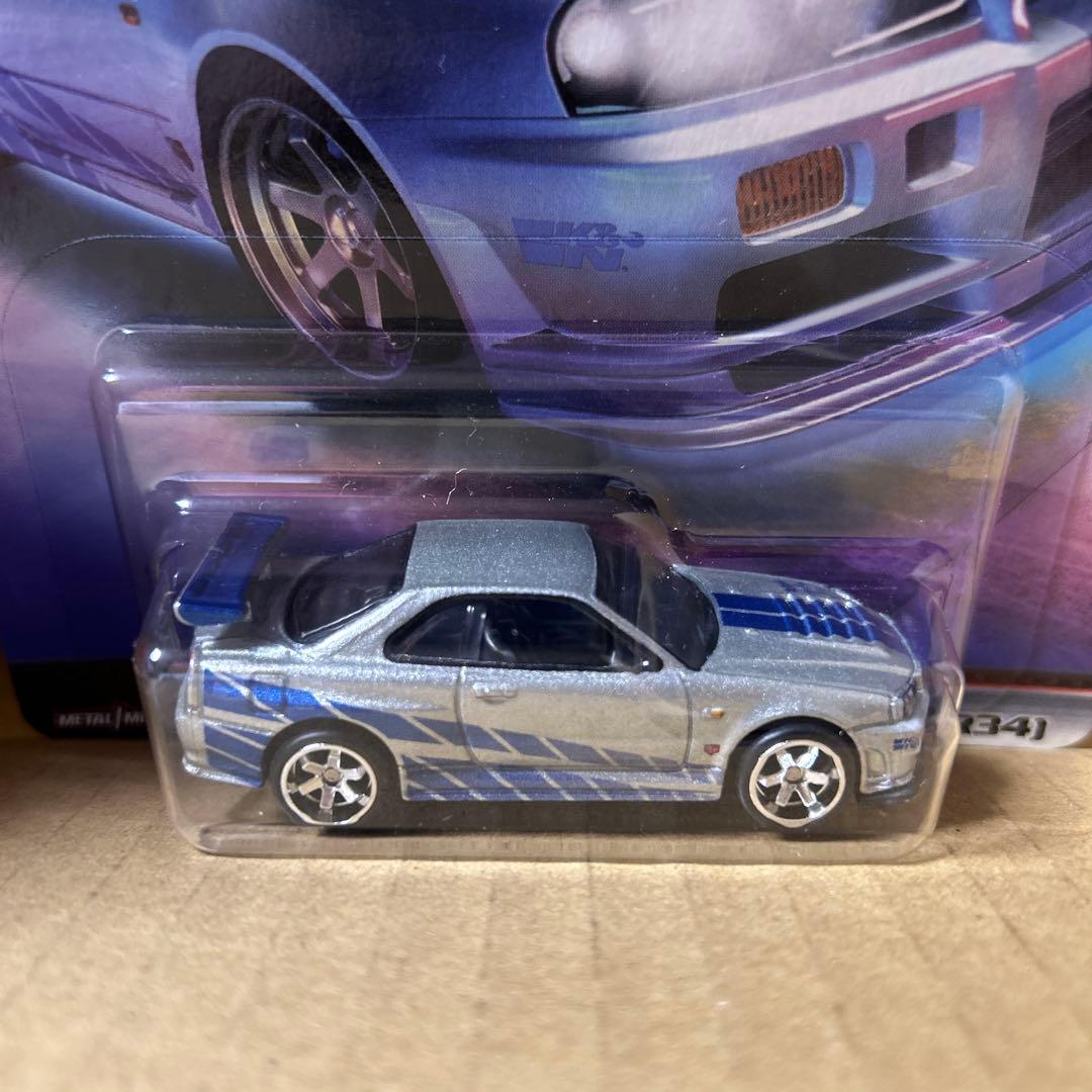 ホットウィール　ワイルドスピード　日産　GT-R BNR34