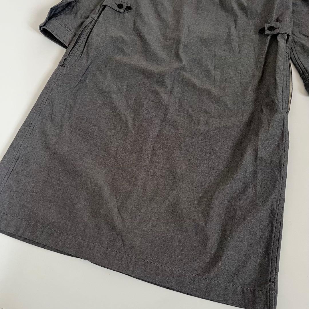 美品✨MHL. マーガレットハウエル シャツワンピース グレー コットン 日本製