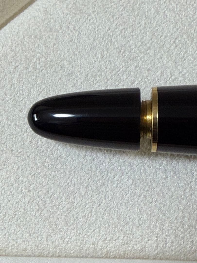 未使用に近い　OBニブ　斜太字　149　18K　三帯　デュマ型ペン芯　万年筆