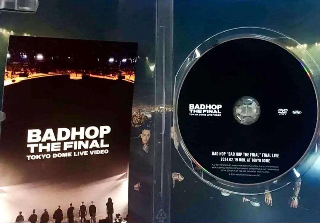 ミュージック BAD HOP THE FINAL TOKYO DOME LIVE DVD