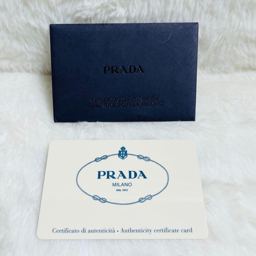 新品未使用PRADA キーケース ナイロン キャメル6連キーケース品質証明書付