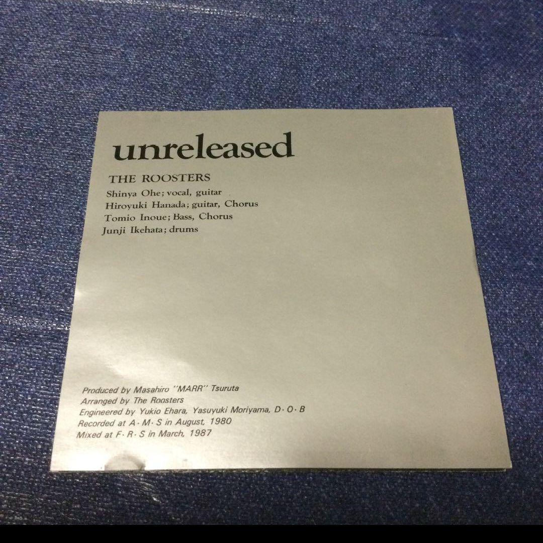 THE ROOSTERS ルースターズ unreleased CD 邦楽 帯付