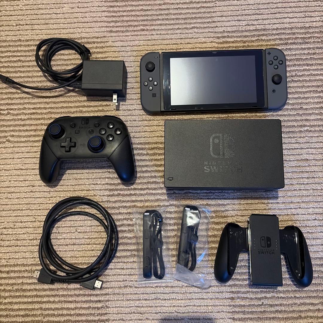 ニンテンドーSwitch 本体 グレー Proコン付き