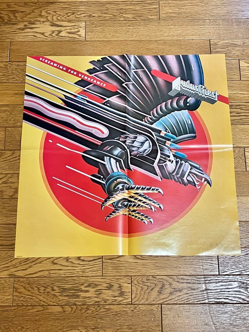 JUDAS PRIEST「復讐の叫び」レコード 帯付【特価】中古