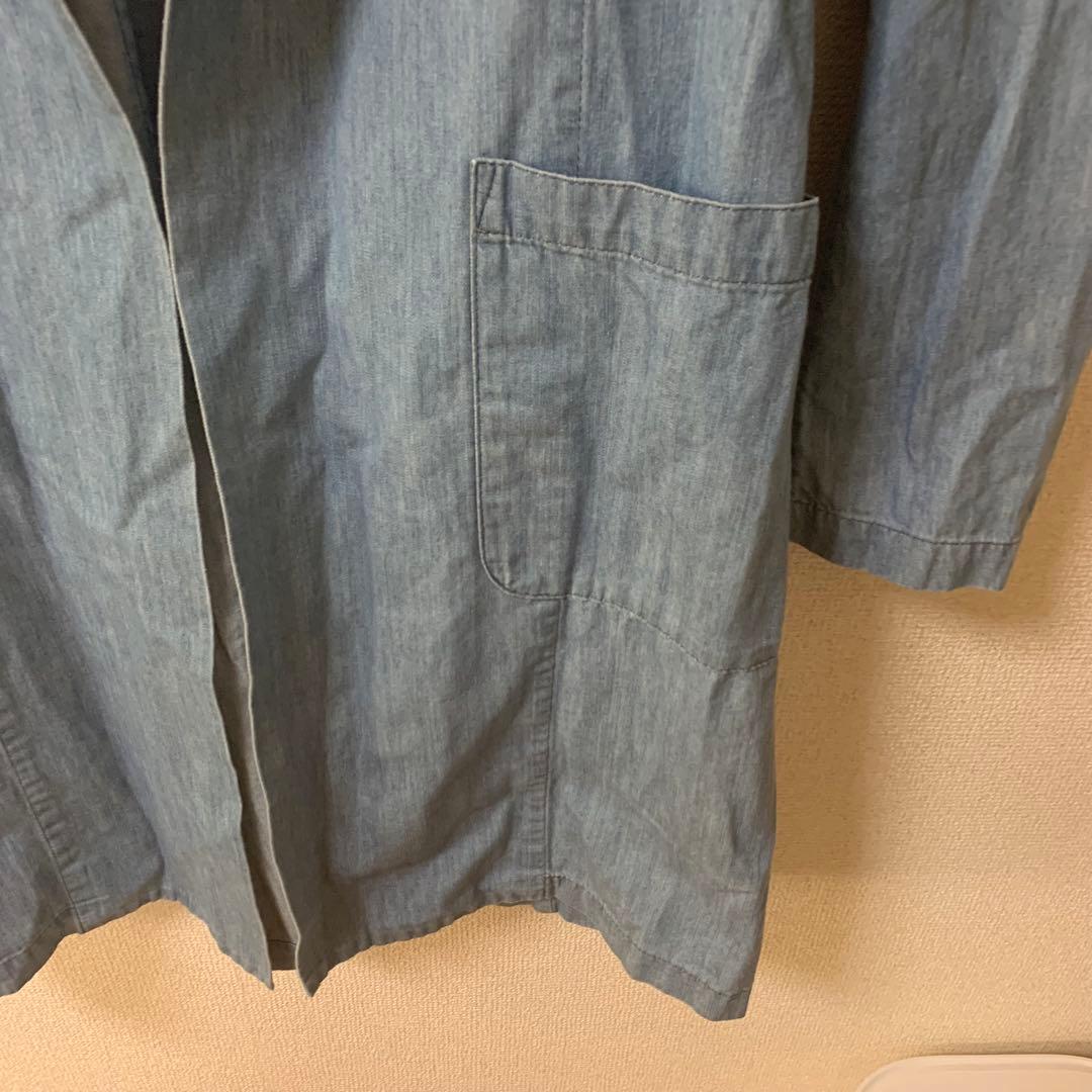van【新品未使用ロングストールコート　ムラ糸デニム　5.5oz サイズ5