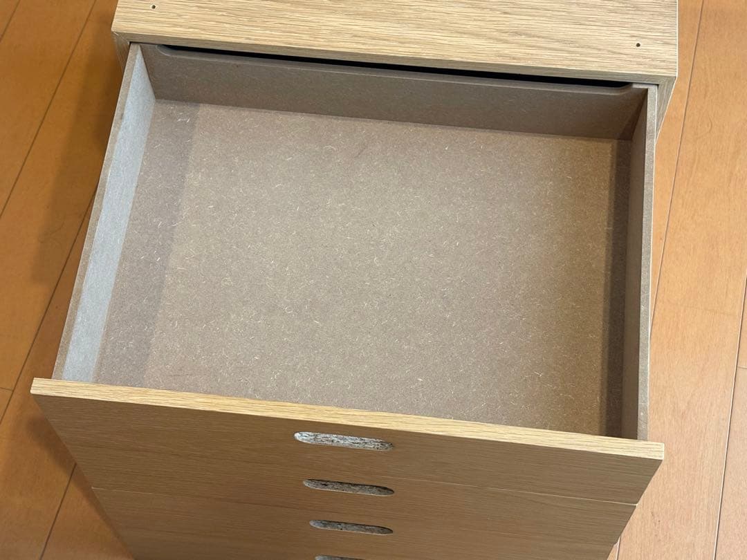 【美品】無印良品 スタッキングシェルフ スタッキングチェスト引き出し付き