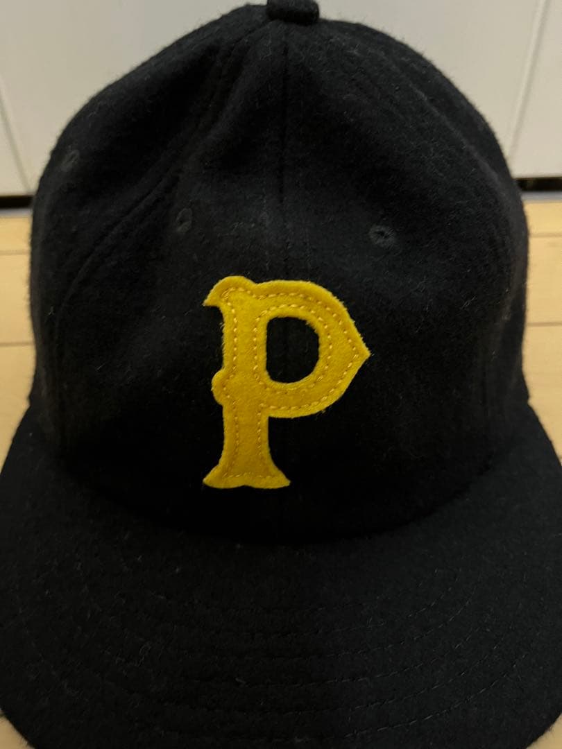 クーパーズタウンxニューエラ　ウール混キャップmlbヴィンテージ古着パイレーツ