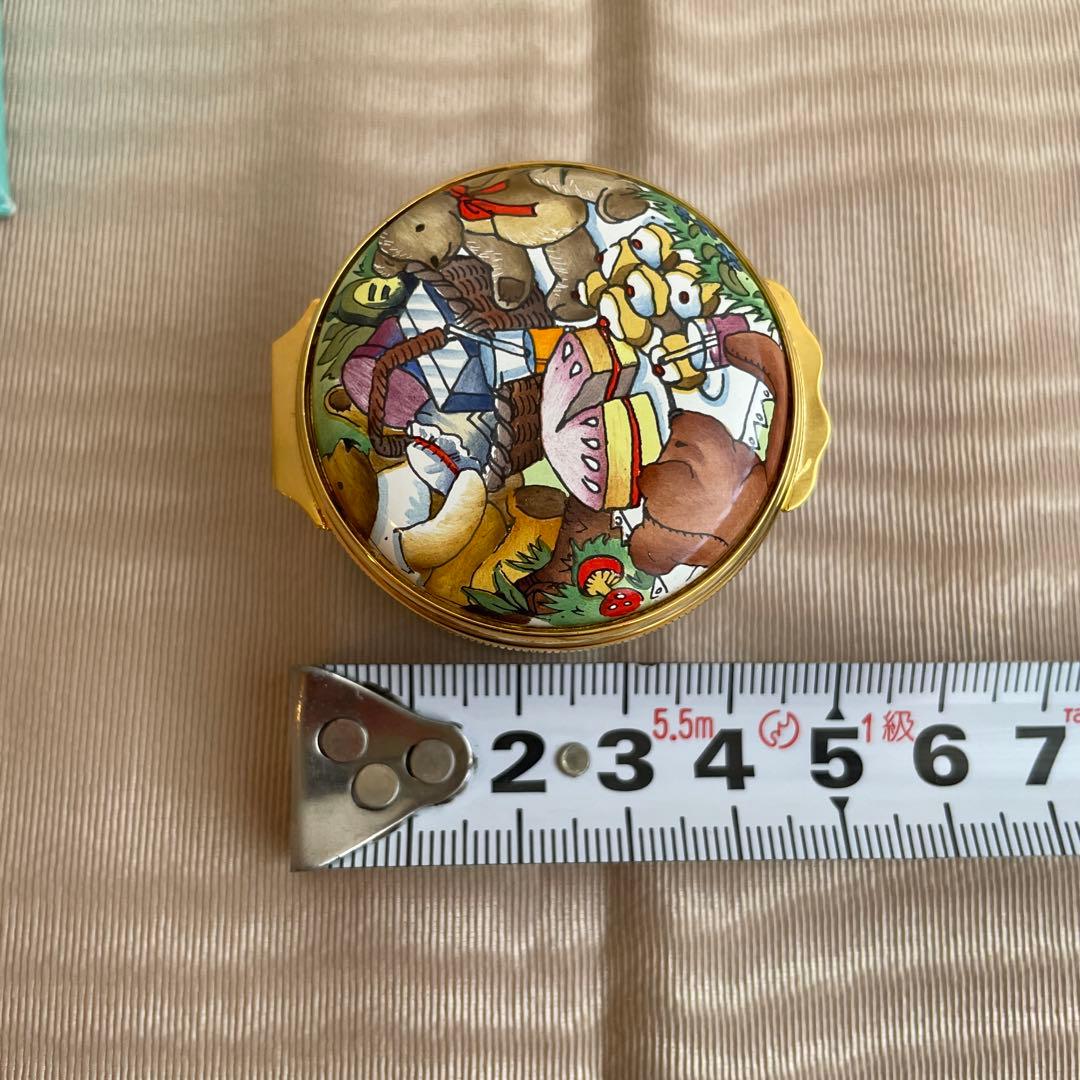 【ヴィンテージ品】Halcyon Days &Tiffany エナメル小物入れ