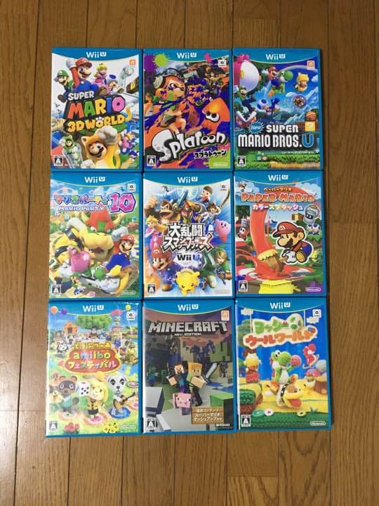 wiiUソフト9本まとめ売り