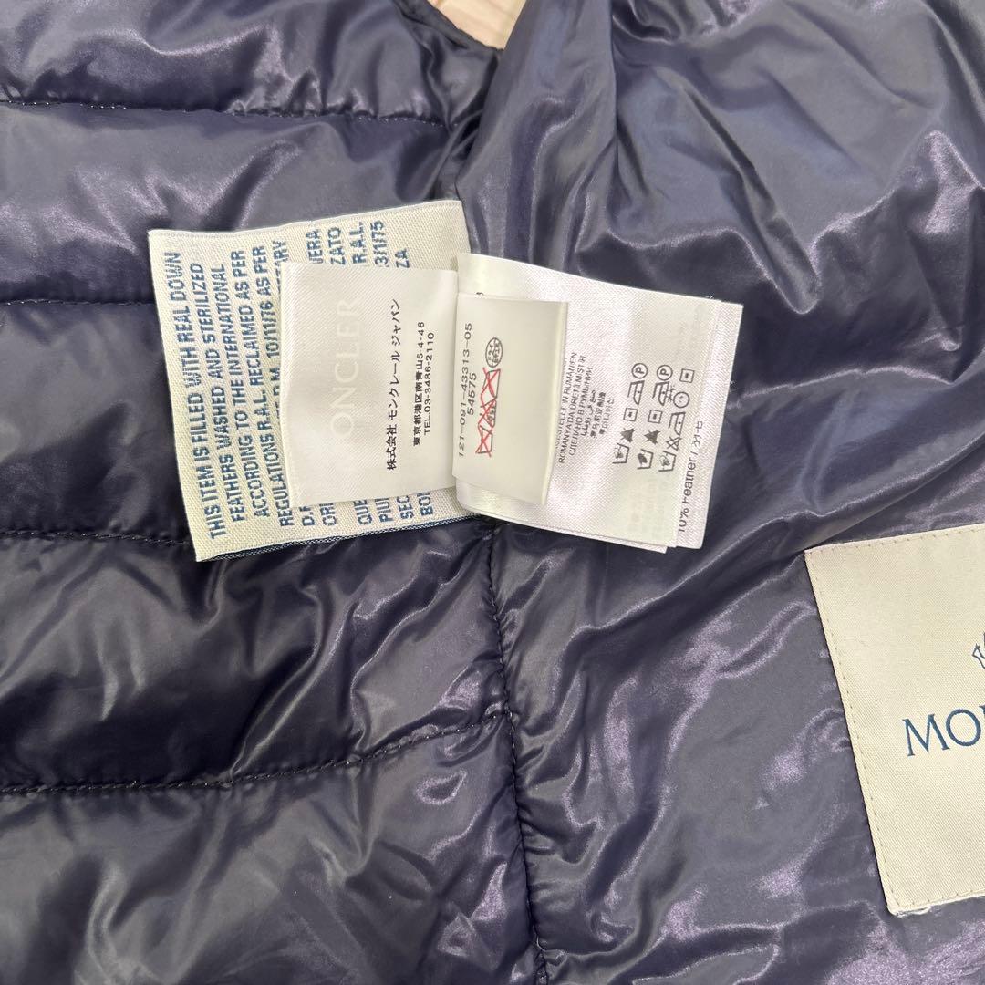 MONCLER グレー ダウンベスト