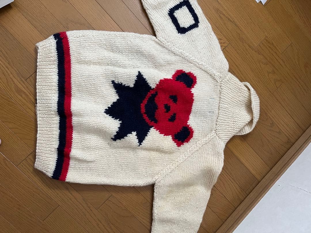レア商品　lazy  road カウチンニットクリーム色