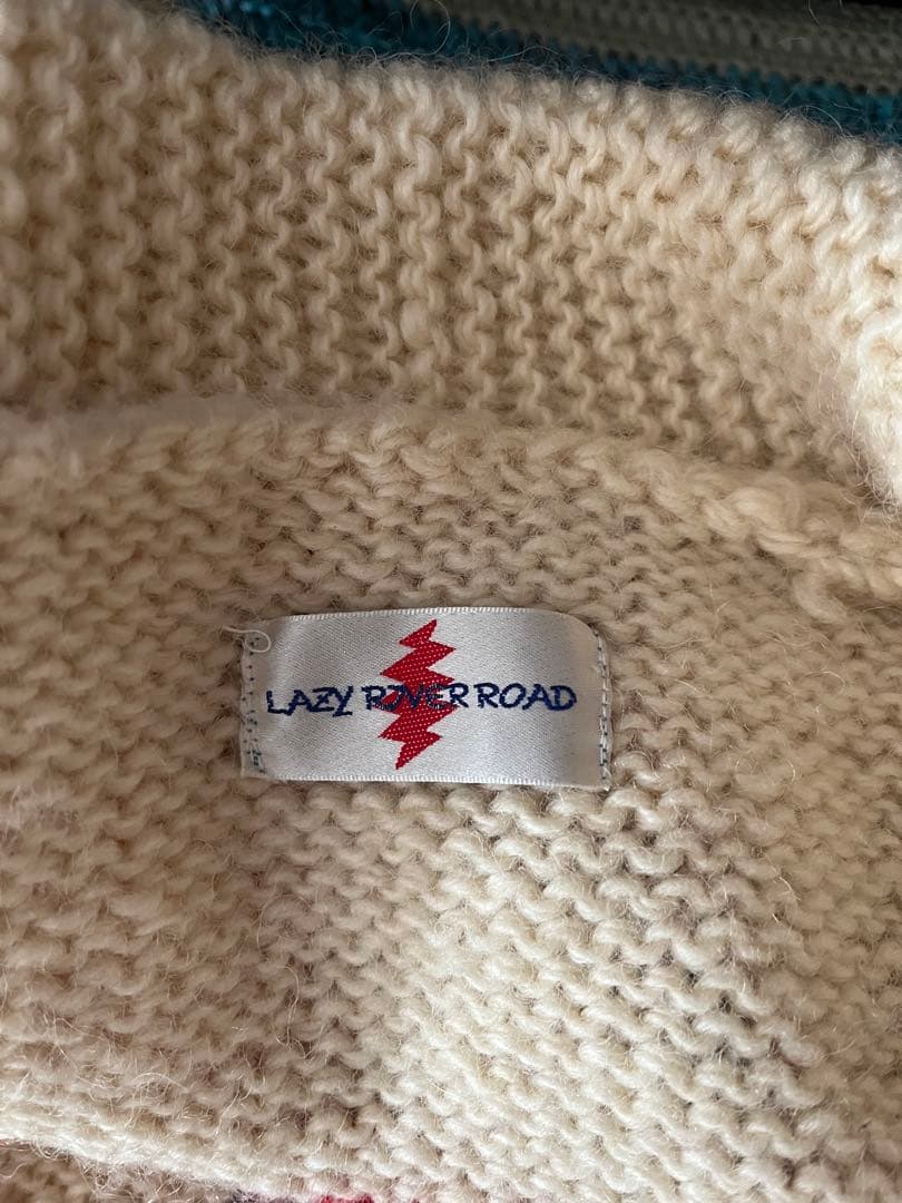 レア商品　lazy  road カウチンニットクリーム色