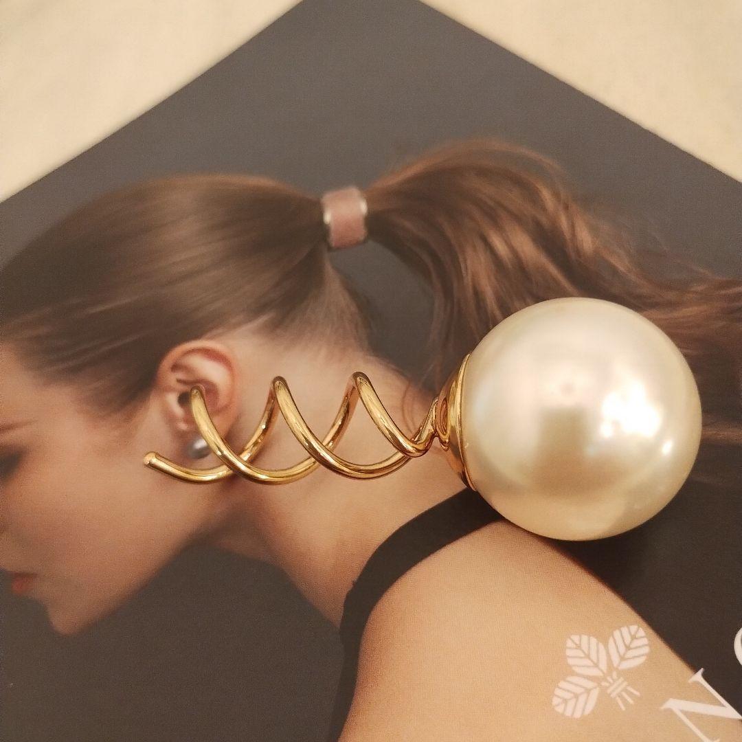 FRANCE Luxe 完売品❢パール スパイラルスクリューピン ¥13640