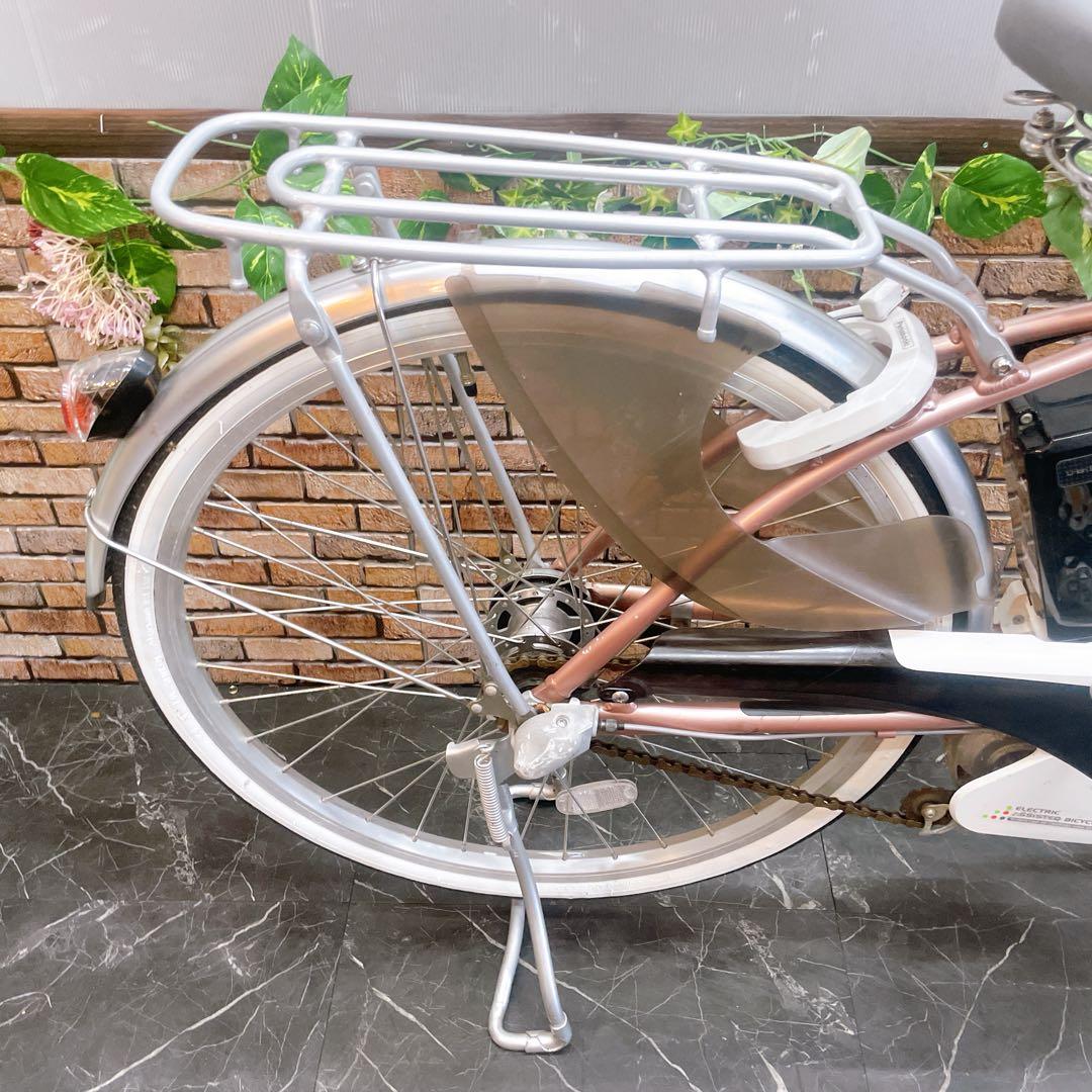 【79】電動自転車 Panasonic 薄ピンク 24インチ