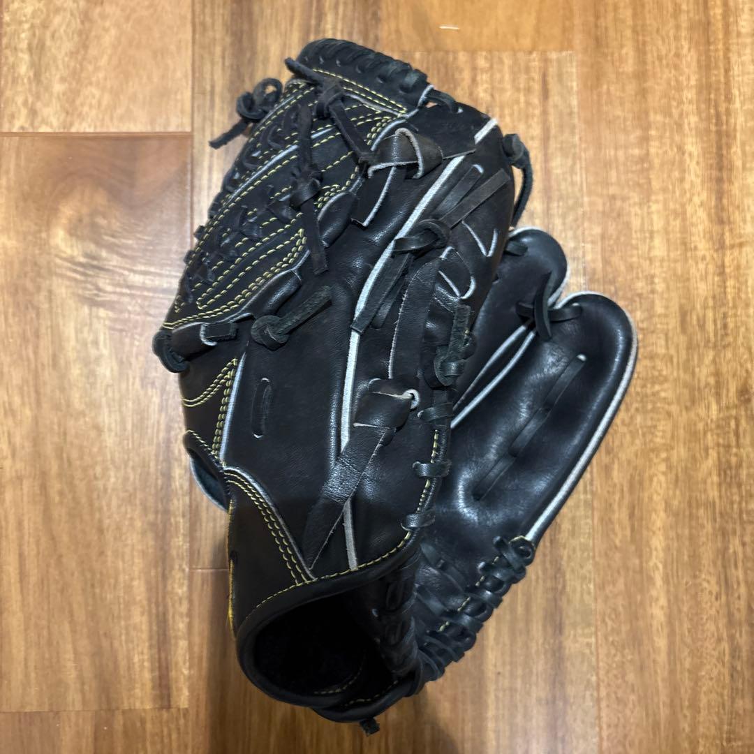 硬式軟式　野球グローブ 黒