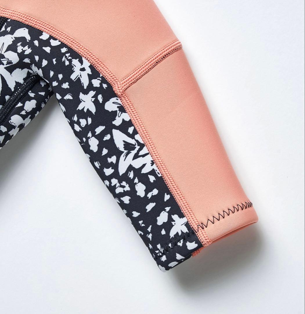 ROXY ロキシー ウェットスーツ キッズ スプリング　　　 ピンク/黒 美品