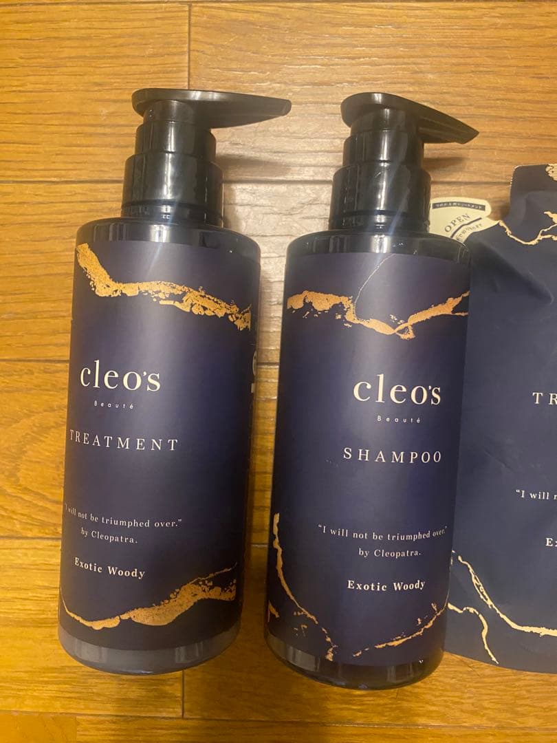 cleos シャンプー トリートメント セット エキゾチックウッディ