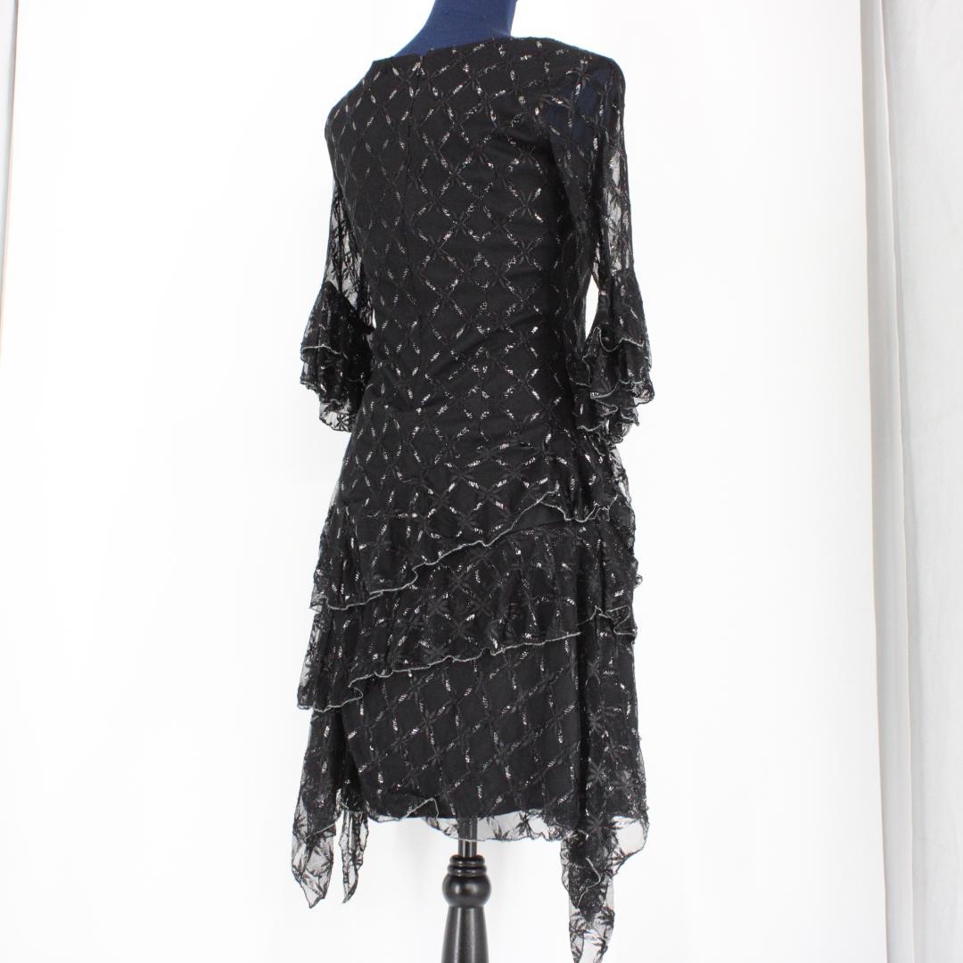 【美品 社交ダンス衣装】prima boutique ワンピース ドレス 黒