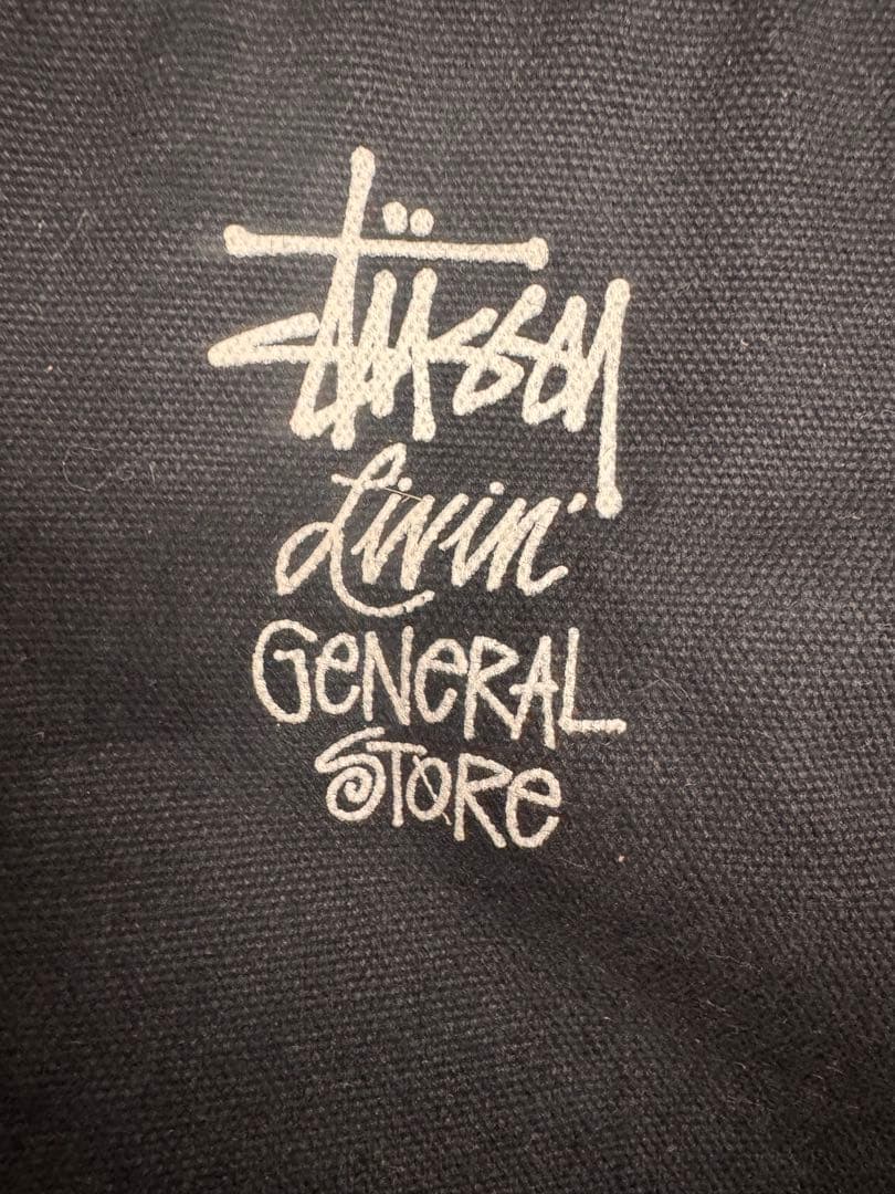 k*k様 STUSSY Livin ジェネラルストア トートバッグ 黒 USA製