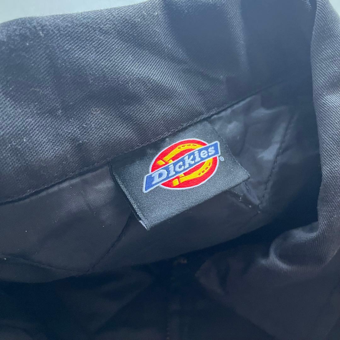 00s Dickies ジップアップワークジャケット　ブラック XL